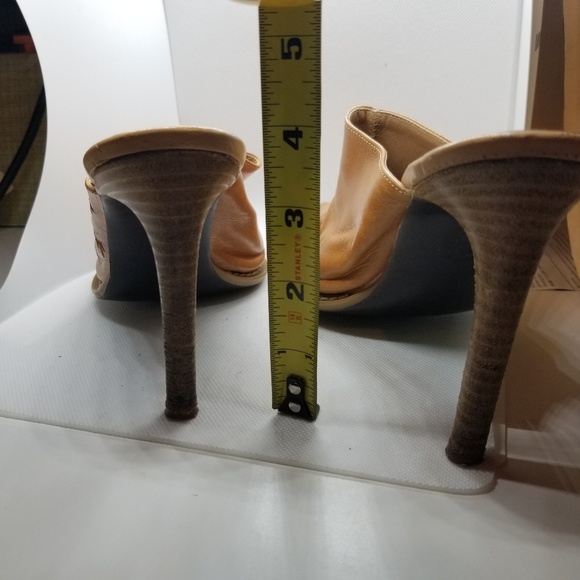 Embroidered Tan Leather Booties - Picture 5 of 8